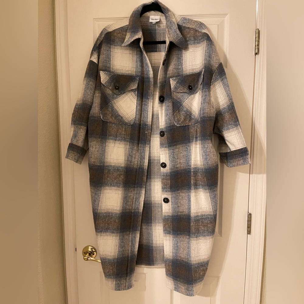 PLAID LONG SHAKET